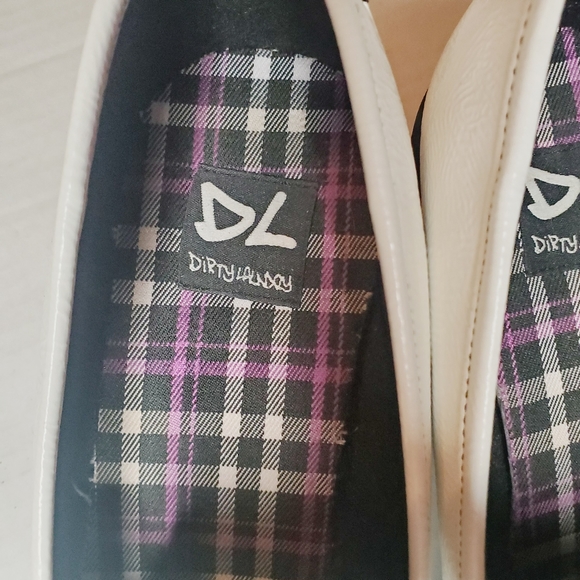 Dirty Laundry White Chunky Heel Loafers - Picture 7 of 13